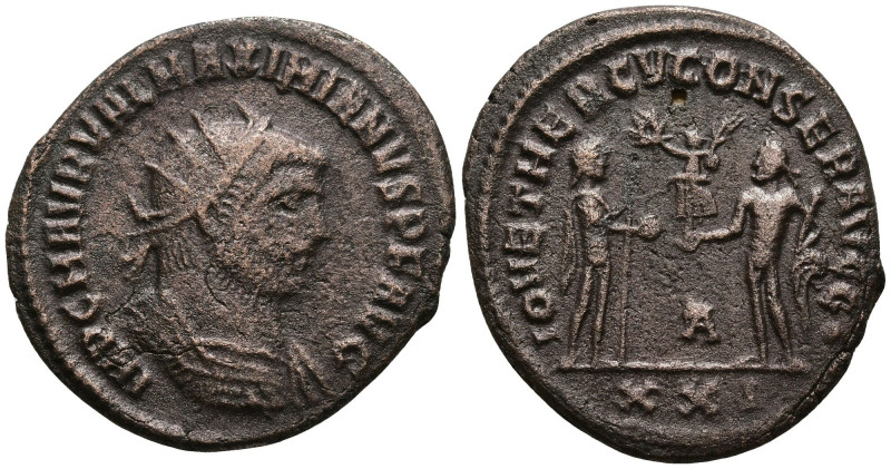 Maximianus Herculius (286-305 AD). Antioch
AE Antoninianus (21.9mm 4.15g)
Obv:...