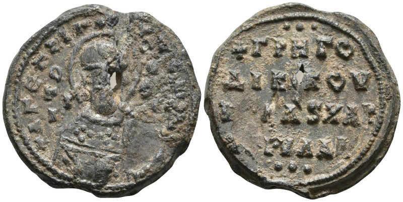 Byzantine Lead Seal
(5.64g 22.6mm diameter)