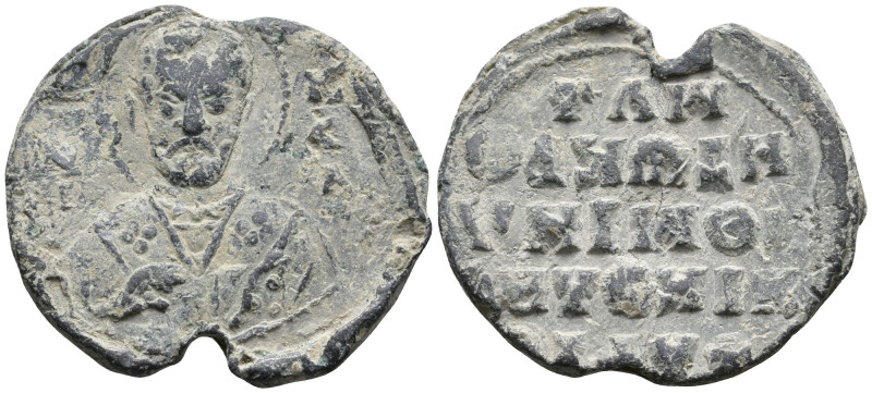 Byzantine Lead Seal
(6.16g 21.9mm diameter)