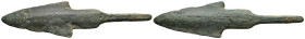 Ancient spearhead
(7.82g 64.1mm diameter)
