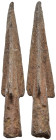 Ancient arrowhead
(2.29g 35mm diameter)