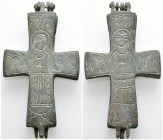 Byzantine pendant cross reliquary
(42.98g 78.3mm diameter)