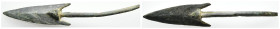 Ancient spearhead
(13.89g 94mm diameter)