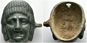 Lock protector in theatrical mask form
(218g 74.1mm diameter)