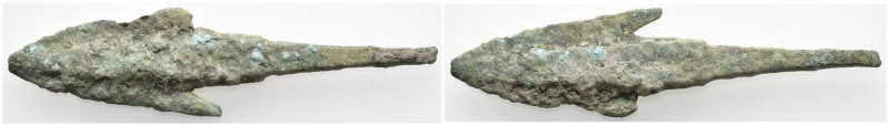 Ancient spearhead
(9.54g 70.9mm diameter)