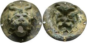 Ancient object
Obv: Horned lion facing
(4.96mm 37mm diameter)