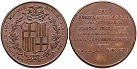 ISABEL II (1833-1868). Boda Real (Ae. 24,25g/37mm). 1846. Barcelona. (P.N. 661). EBC.