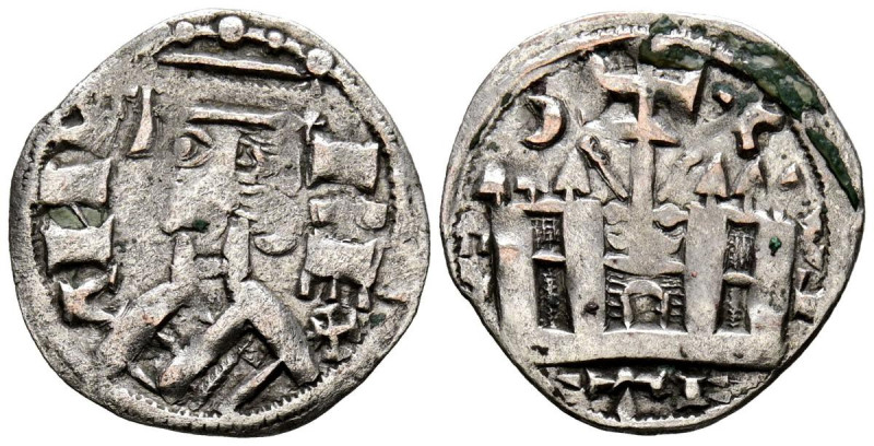 ALFONSO VIII (1158-1214). Dinero. (Ve. 0,86g/16mm). Marca de ceca creciente. (FA...