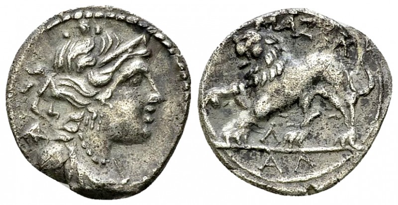 Massalia AR Drachm, c. 150-100 BC 

Gaul, Massalia. AR Drachm (16 mm, 2.47 g),...