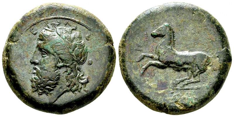 Syracuse AE Dilitron, c. 344-317 BC 

Sicily, Syracuse. AE Dilitron (27 mm, 18...