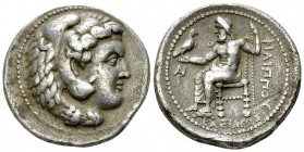Philip III Arrhidaios AR Tetradrachm 

Kings of Macedon. Philip III Arrhidaios (323-317 BC). AR Tetradrachm (27-28 mm, 16.87 g), uncertain Eastern m...