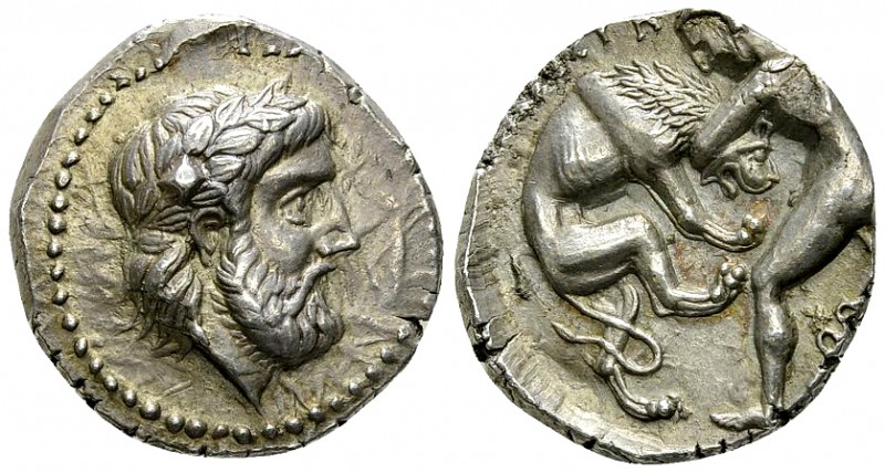 Lykkeios AR Tetradrachm 

Paeonian Kingdom. Lykkeios (358/6-335 BC). AR Tetrad...