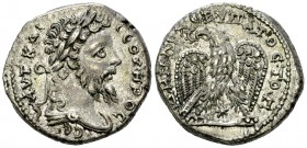 Septimius Severus AR Tetradrachm, Laodikeia ad Mare 

Septimius Severus (193-211 AD). AR Tetradrachm (26 mm, 12.75 g), Laodikeia ad Mare, c. 209-211...