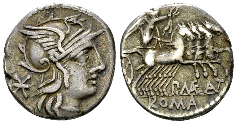 P. Maenius Antiaticus AR Denarius, 132 BC 

P. Maenius Antiaticus M. f. AR Den...