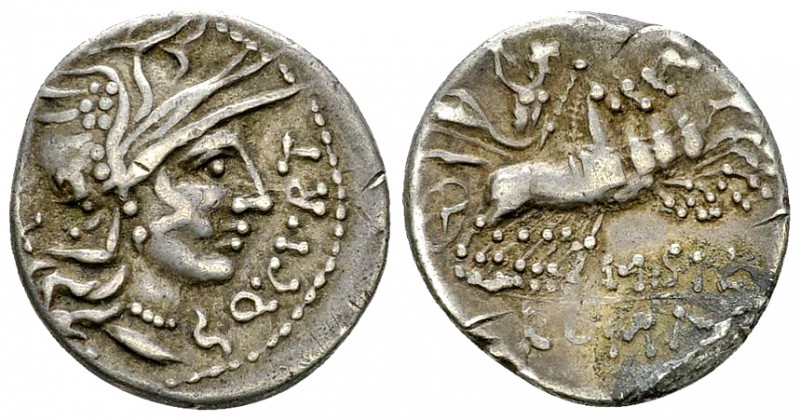 Q. Curtius and M. Silanus AR Denarius, 116/115 BC 

Q. Curtius and M. Silanus....