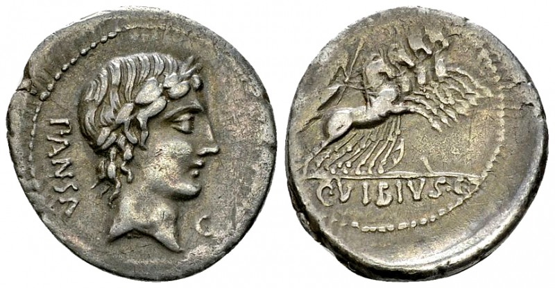 C. Vibius Pansa AR Denarius, 90 BC 

C. Vibius C.f. Pansa. AR Denarius (20-21 ...