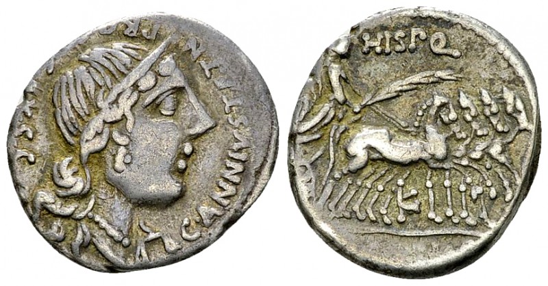 C. Annius and L. Fabius Hispaniensis AR Denarius, 82/81 BC 

C. Annius T.f. T....