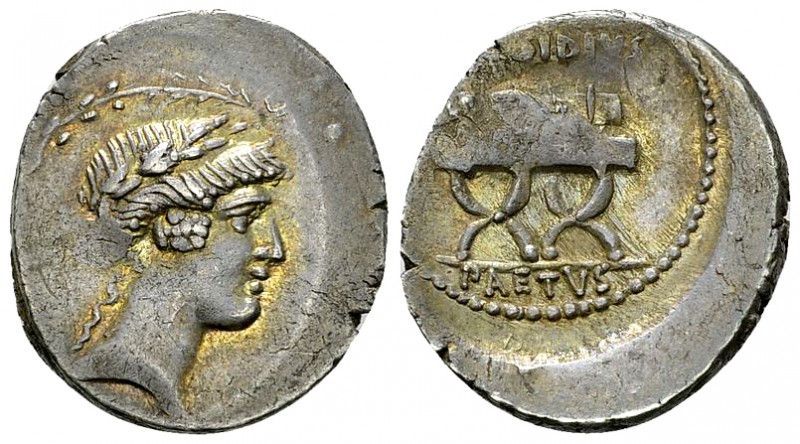 C. Considius Paetus AR Denarius, c. 46 BC 

C. Considius Paetus. AR Denarius (...