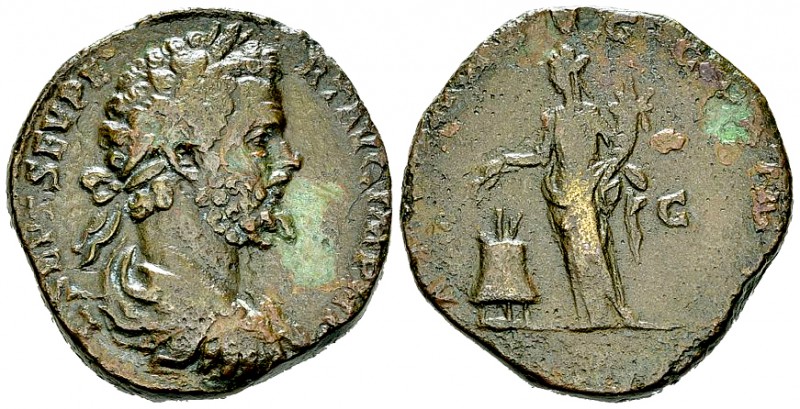Septimius Severus AE Sestertius, Annona reverse 

Septimius Severus (193-211 A...
