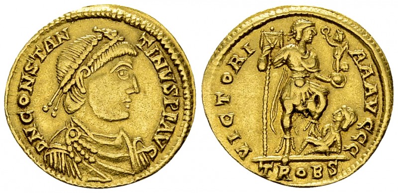 Constantine III AV Solidus, Trier, very rare 

Constantine III (407-411 AD). A...