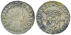 Dombes, AR 5 Sols 1668 

France, Dombes. Anne-Marie-Louise d'Orléans. AR 5 Sols 1668 (21 mm, 1.97 g), Trévoux.
Av. AN. MA. LOV. DE. BOVRBON, Buste ...