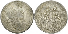 Toscana, AR Piastra 1590 

Toscana. Ferdinando I. Medici (1587-1608). AR Piastra 1590 (43 mm, 32.24 g), Firenze.
D. FERDINANDVS MED MAGN DVX ETRVRI...