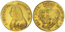 Malta AV 4 Zecchini n.d. 

Malta. Knights of St. John. Emmanuel Pinto (1741-1773), 68th Grand Master. AV 4 Zecchini n.d. (28-29 mm, 13.08 g).
Obv. ...