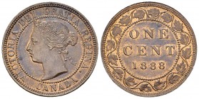 Canada CU 1 Cent 1888 

Canada. Victoria (1837-1901). CU 1 Cent 1888 (25 mm, 5.67 g).
KM 7.

Almost uncirculated.