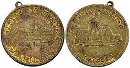 Chicago, AE Medal 1903 

USA. Chicago. AE Medal 1903 (36 mm, 17.79 g), commemorating the Chicago Centennial.

Extremely fine.