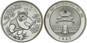 China AR 10 Yuan 1992, Panda Series 

China, Peoples Republic. AR 10 Yuan 1992 (31.20 g). Panda Series. 
KM 397. 

FDC.