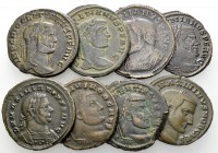Lot of 8 Roman Imperial AE Nummi 

Lot of 8 (eight) Roman Imperial AE Nummi: Diocletianus (2), Maximianus Herculius (3), Galerius, Maxentius, and Ma...