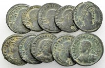 Lot of 10 Roman AE Nummi 

Lot of 10 (ten) AE Nummi from the Constantinian dynasty.

Very fine. (10) 
 Lot sold as is, no returns.