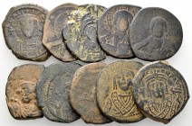 Lot of 10 Byzantine AE Nummi 

Lot of 10 (ten) Byzantine AE Nummi.

Fine/very fine. (10)

Lot sold as is, no returns.