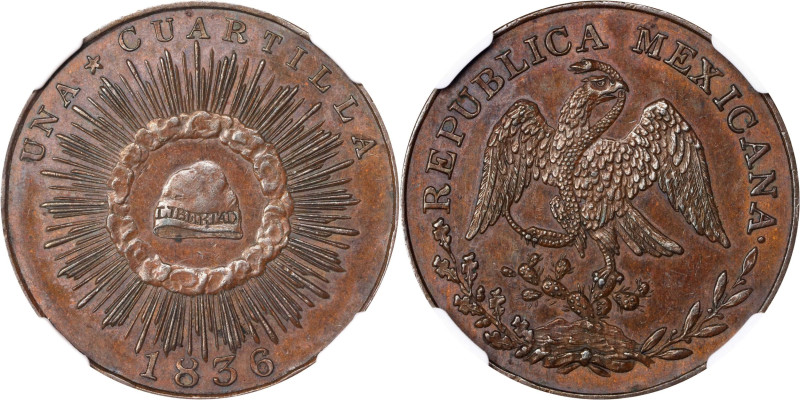 The Soho Mint's Enchanting Proof Patterns
MEXICO. 1/4 Real Pattern, 1836. Birmi...