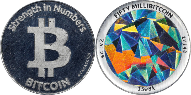 Incredibly Rare 2013 SerpCoin 0.05 Bitcoin
Only 48 Struck
2013 SerpCoin 0.05 B...