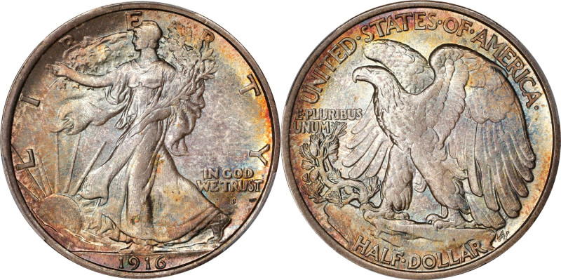 Condition Census 1916-D Walking Liberty Half Dollar
The Pogue Specimen Outstand...