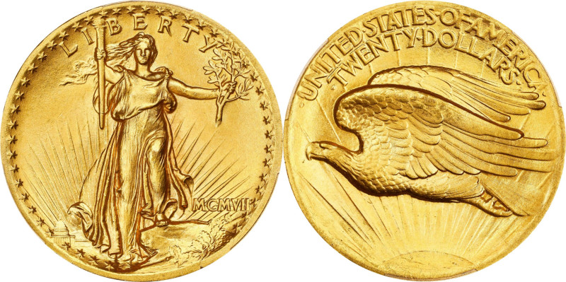 Fresh High Relief Saint-Gaudens Double Eagle
Off the Market Since 1986
MCMVII ...