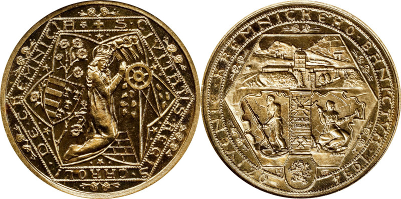 Stunningly Rare Commemorative Issue from An Original Mintage of 70
CZECHOSLOVAK...