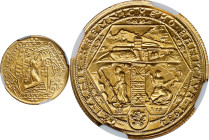 CZECHOSLOVAKIA. Gold Medallic Ducat Restrike, "1934" (1973). Kremnica Mint. NGC MS-67.
cf. Fr-16 (original); KMX-14.2; cf. Novotny-VI.D (same). By: A...