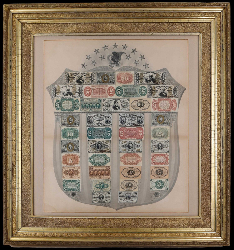 A Phenomenal Framed Gray Background Fractional Shield 
An Ever-Popular Piece of...