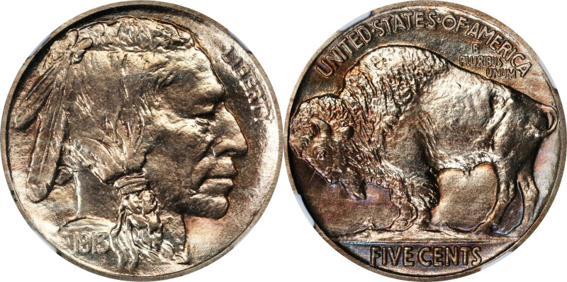 1913 Buffalo Nickel. Type II. Proof-67 (NGC).
A radiant example of this transit...