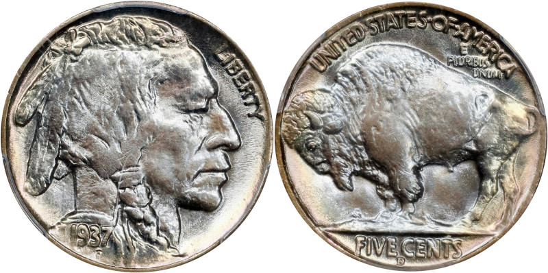 1937-D Buffalo Nickel. MS-67+ (PCGS).
A radiant Superb Gem from the penultimate...