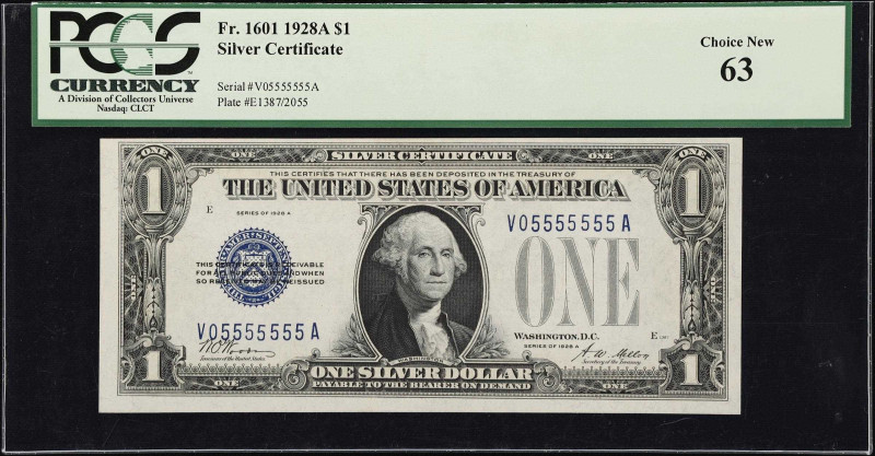 Lot of (5) Fr. 1601, 1606, 1908-H, 2036-I & 2173-A. 1928A-2001 $1, $10 & $100 Si...