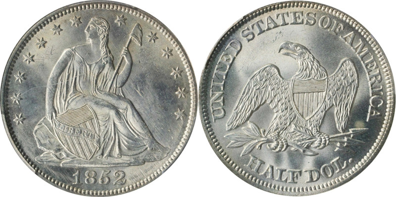 1852 Liberty Seated Half Dollar. WB-1. Rarity-4. MS-64 (PCGS).
If Liberty Seate...