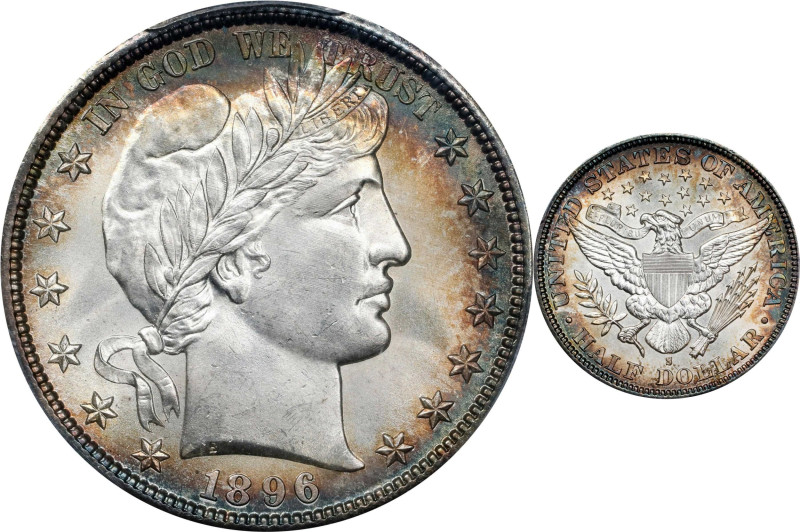 1896-S Barber Half Dollar. MS-64+ (PCGS). CAC.
Lest our multiple offerings for ...