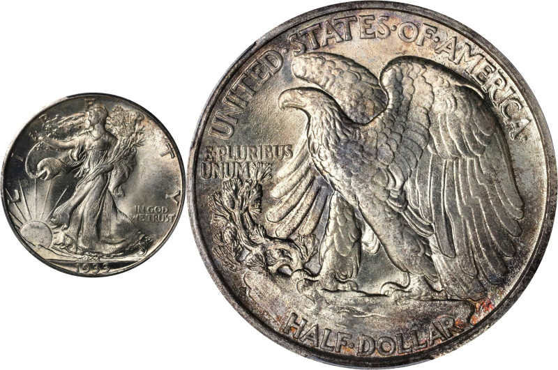 1933-S Walking Liberty Half Dollar. MS-66 (PCGS).
Needle sharp devices and live...