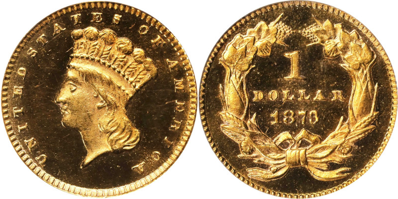 1873 Gold Dollar. Open 3. MS-63 (PCGS). OGH.
This example was last offered in o...