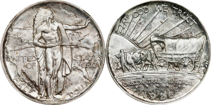 1926-S Oregon Trail Memorial. MS-67+ (NGC). CAC.
This is an exquisite example t...