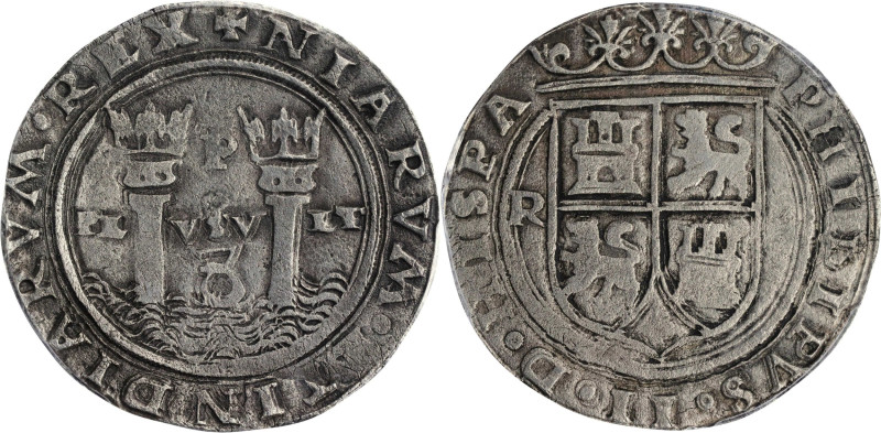 The Legendary Rincon 8 Reales from Lima
PERU. 8 Reales, ND (1568-70)-P R. Lima ...