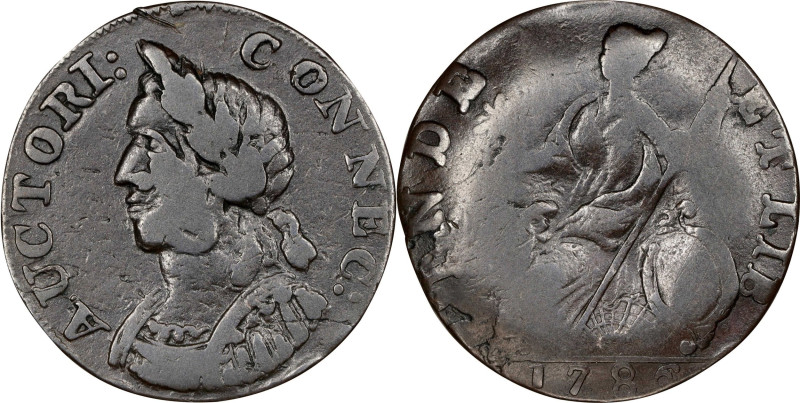 Outstanding 1786 Hercules Head
Extremely Rare 5.3-B.2 The 1975 EAC Sale Specime...